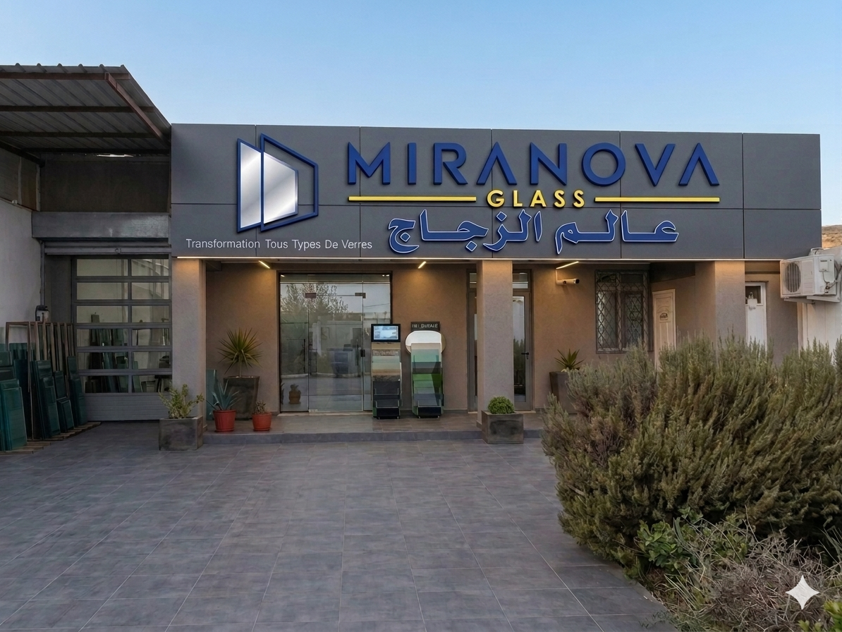 Façade de l'usine Miranova Glass